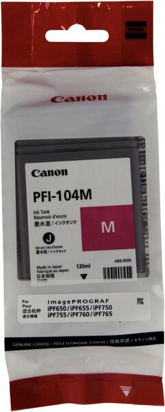 Tinte PFI-104M, magenta für iPF650 iPF655,iPF750,iP755