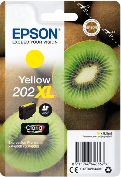 Tintenpatrone T02H4 XL gelb für Expression Premium XP-6000, XP-6005