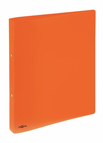 Ringbuch A4, 2 Ringe, 25 mm, PP, orange