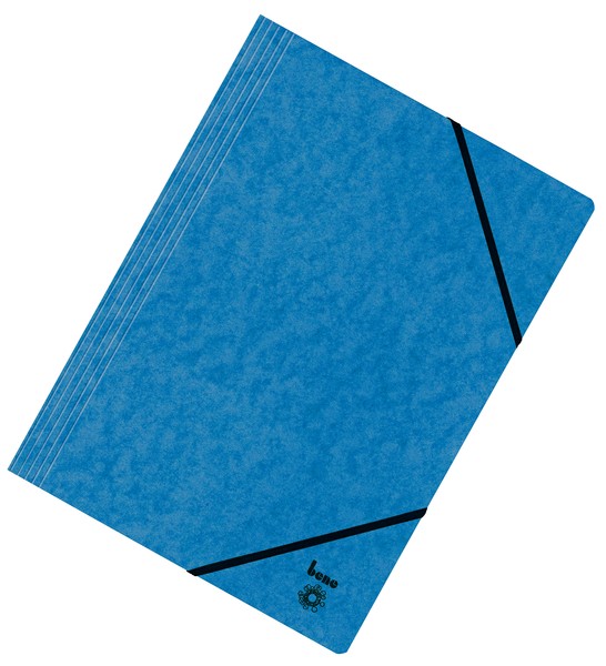 Dreiflügelmappe, A4, 390g/qm, blau
