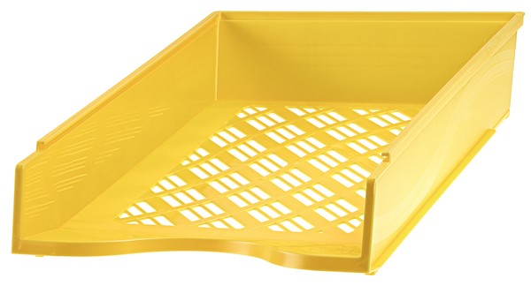 Briefkorb A4-C4, gelb, Außenmaß: B255 x T65 x H370,