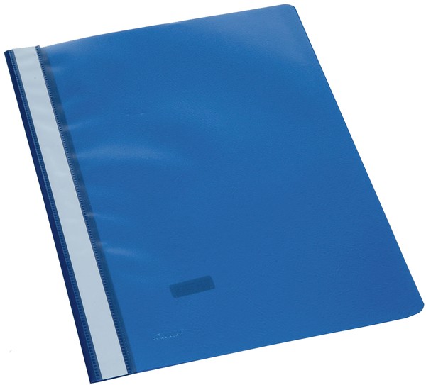 Büroring Schnellhefter, A4, dunkel- blau, PP-Folie, genarbter Deckel