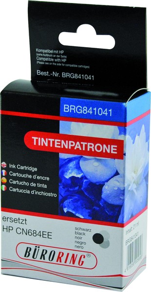 Tintenpatrone schwarz für HP Photosmart B8550,C53244,C5380,C63244,