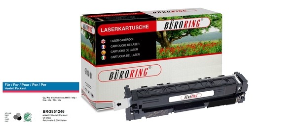 Toner Cartridge schwarz, # CF410X für Color LaserJet Pro M452/452dn/