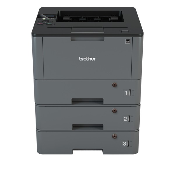 Laserdrucker HL-L5100DNKEY, 3 ab- schließbare Papierfächer, inklusiv