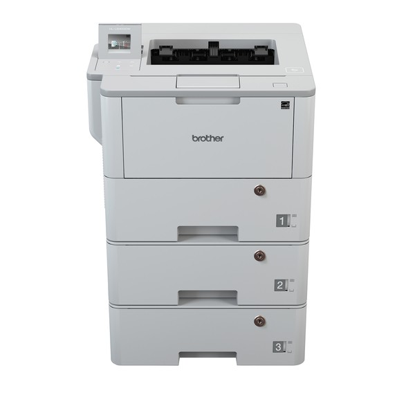 Laserdrucker HL-L6400DW, 3 ab- schließbare Papierfächer, inklusiv