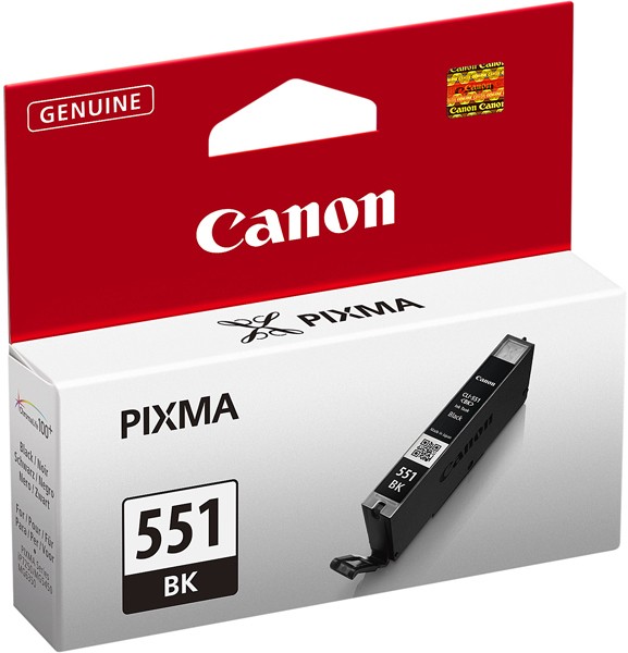 Tintenpatrone CLI-551XLBK schwarz für Pixma MG6350, MG5450, IP7250