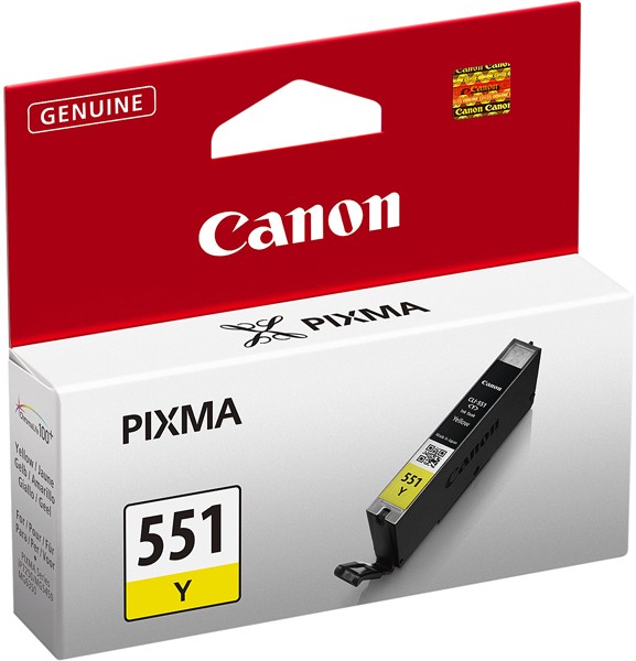 Tintenpatrone CLI-551Y XL gelb für Pixma MG6350, MG5450, IP7250