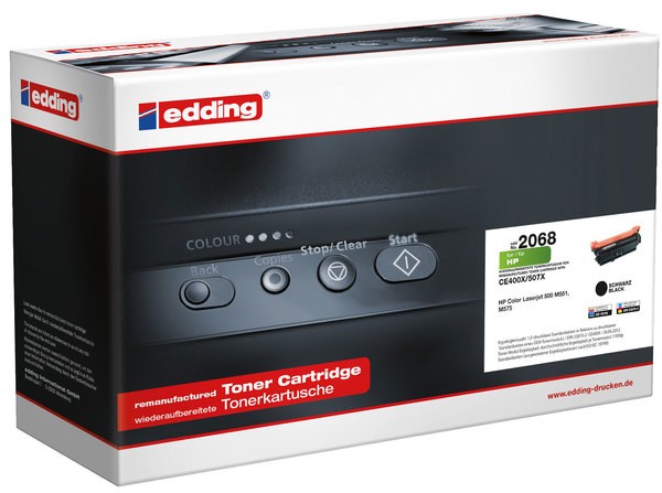 Edding Toner 2068 HP 507X (CE400X)