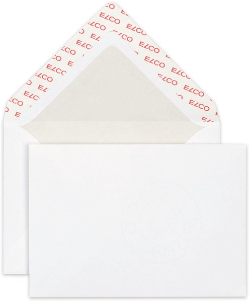 Briefumschlag weiss, C6, 100 g, FSC-Papier, Haftklebung, ohne
