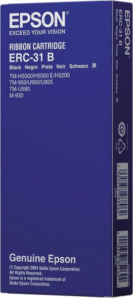 Kassenfarbband Nylon ERC-31B schwarz für TM-U590,TM-U925,TM-U930,TM-U930 II