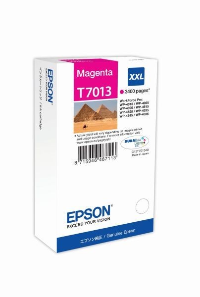 Tintenpatrone T7013 XXL magenta für WorkForce Pro WP-4015DN,