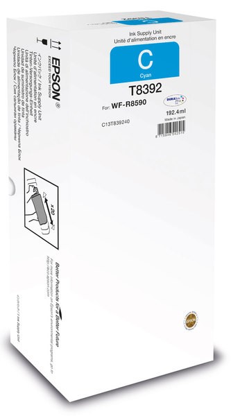 Tintenpatrone T8392 XL cyan für WorkForce Pro WF-R8590DTWF,