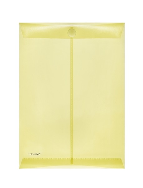 PP-Umschlag A4 hoch gelb transparent