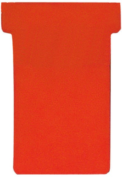 Einsteckkarten, 84x48mm, rot 170 g/qm, Größe 2