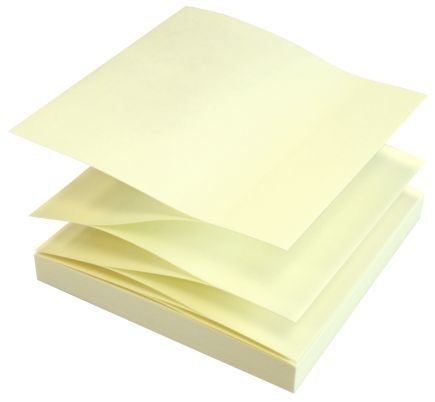 Z-Notes, 75 x 75mm, 100 Blatt, gelb