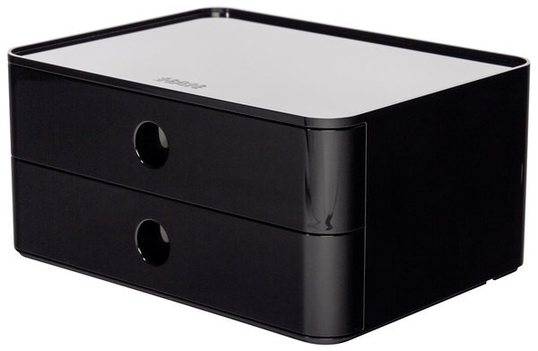 Smart-Box Allison,Schubladenbox 2 Schübe, jet black