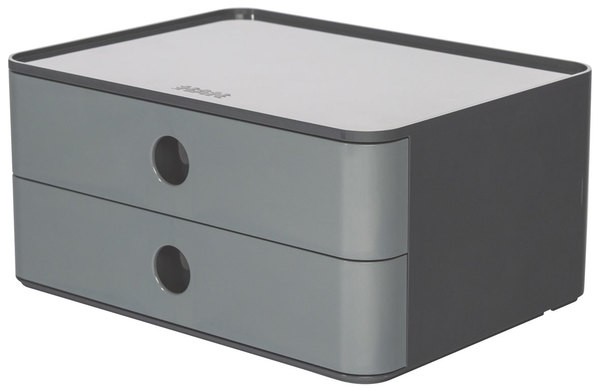 Smart-Box Allison,Schubladenbox 2 Schübe, granite grey