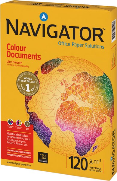Navigator Colour Documents Kopierpapier A3 120g weiß sehr hohe Weiße