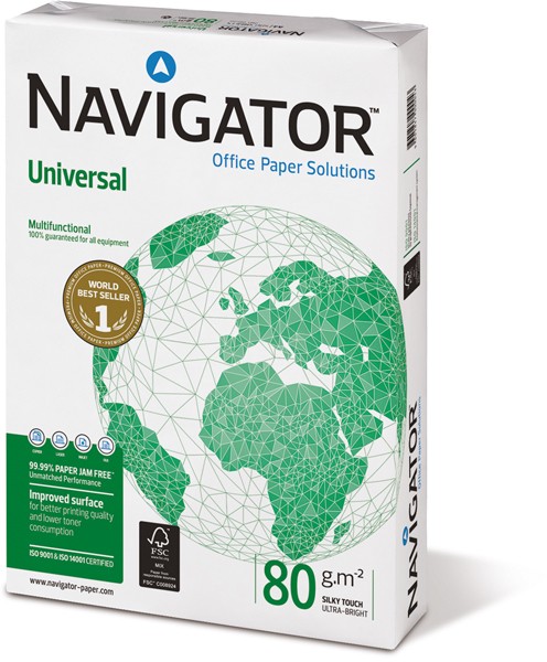 Navigator Universal Kopierpapier A3 80g weiß sehr hohe Weiße