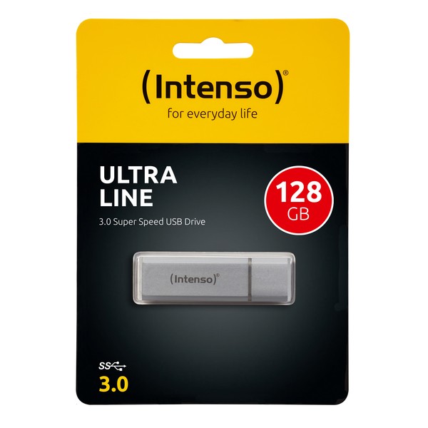 Speicherstick Ultra Line, USB 3.0, silber, Kapazität 128 GB