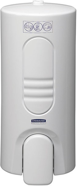 Spender Aquarius für Toilettensitz- reiniger, weiß, Kunststoff