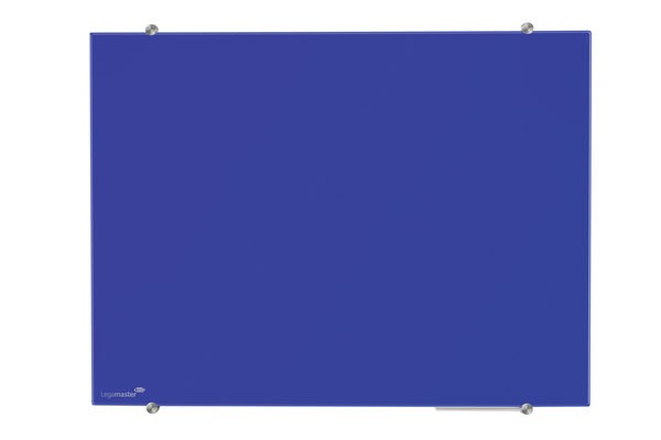Glasboard Colour 90x120 cm blau magnethaftende Glasoberfläche, inkl.