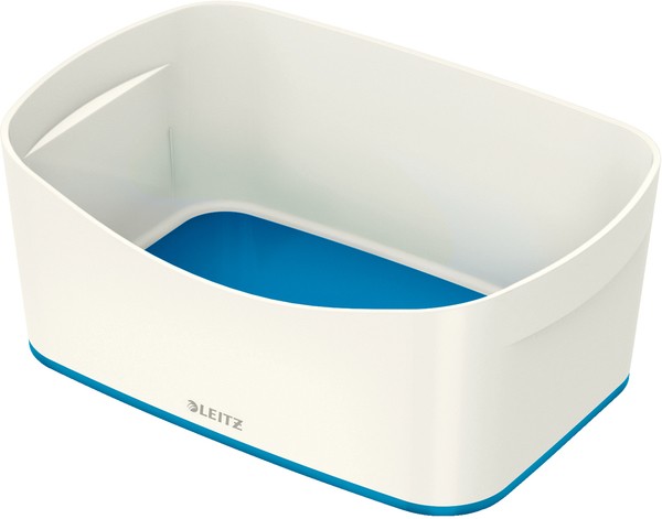 MyBox Aufbewahrungsschale weiß/blau, 246x98x160mm, ABS Kunststoff