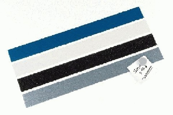 Planhalter Ferroleiste 5/50cm weiß magnetisch, im Polybeutel