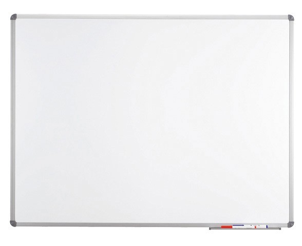 Whiteboard MAULstandard 100/200cm gr Alurahmen Ablegeschale