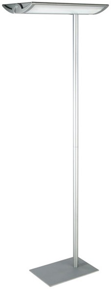 Standleuchte MAULnaos 190cm si Energiespar-Leuchte 2x55Watt