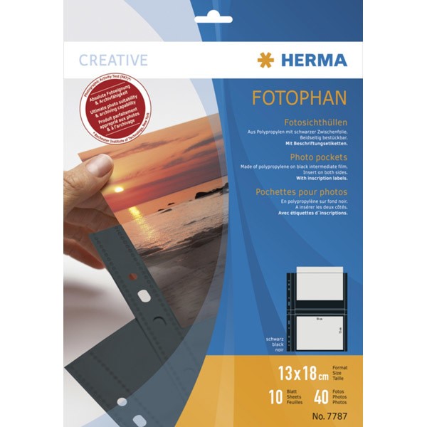 Herma Fotophan Einlageblätter - Verpackungsansicht