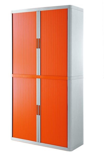 Rolladenschrank Stecksystem easyOffice weiss / orange 2m