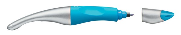 Stabilo EASY original Tintenroller, Linkshänder, neonblau/metallic