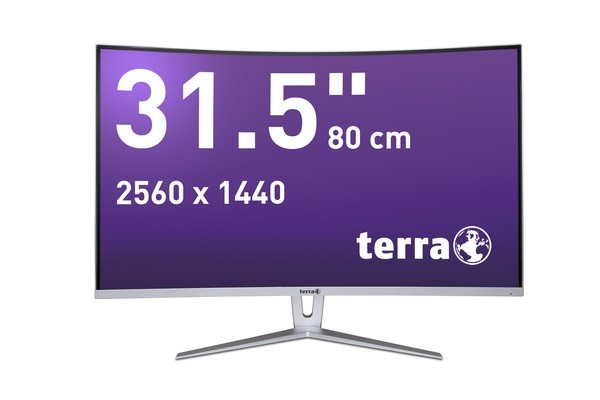 LED Monitor 3280W silber/weiß 31,5" Auflösung: 2560 x 1440 (WQHD)