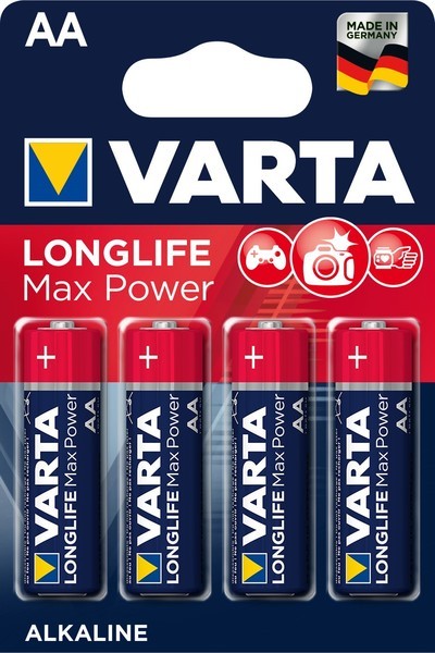 Batterie Mignon Longlife Max Power AA 1,5V, Alkali-Mangan