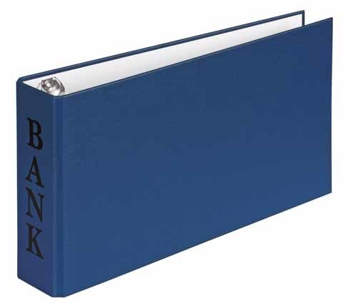 Bankordner A6 VELOCOLOR blau 2-R-Combi 30mm