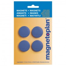 Magnete Discofix Standard geblister dunkelblau, 30 mm, 4 Stück