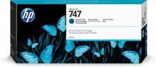 Tintenpatrone 747 chrom. blau 300ml für DesignJet Z9+
