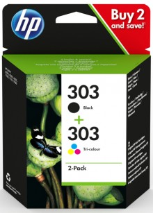 Multipack Tintenpatrone 303 schwarz dreifarbig für Envy Photo 6220