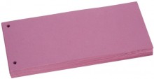 Trennstreifen rosa, Sondermaß 105x228cm, 190g/qm Karton, gelocht