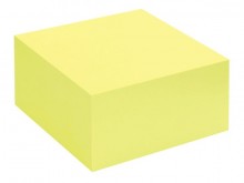 Haftnotizwürfel, 75 x 75 mm, 400 Blatt Brilliant, gelb, umweltfreundliche