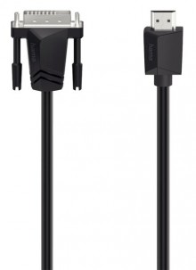 Videokabel DVI-Stecker auf HDMI- Stecker, 1,5 m, schwarz,