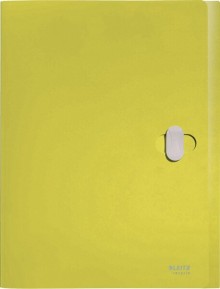 Ablagebox Recycle, DIN A4, PP, gelb, 3 Klappen, für ca. 250 Blatt (80g/qm),