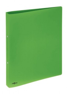 Ringbuch A4, 2 Ringe, 25 mm, PP, grün