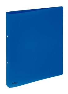 Ringbuch A4, 2 Ringe, 25 mm, PP, blau