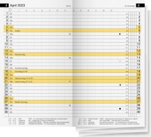 Plankalender Miniplaner Kalender- Einlage d15, 1 Monat/2 Seiten, 15-tlg.