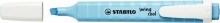 Textmarker STABILO swing cool 1-4mm, himmlisches blau, mit Clip