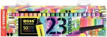 Textmarker Stabilo Boss Original 2-5mm Pastel 23er Tischset