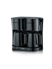 Duo-Filterkaffeemaschine KA5829, schwarz, 8 Tassen, 2 x ca. 1000 Watt